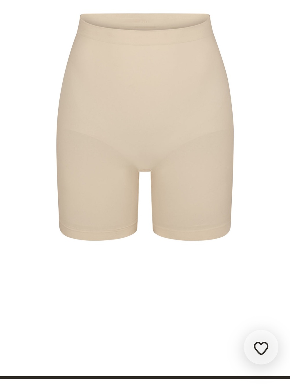 SKIMS Sculpting High-Waist Shaping Boyshorts in Nude